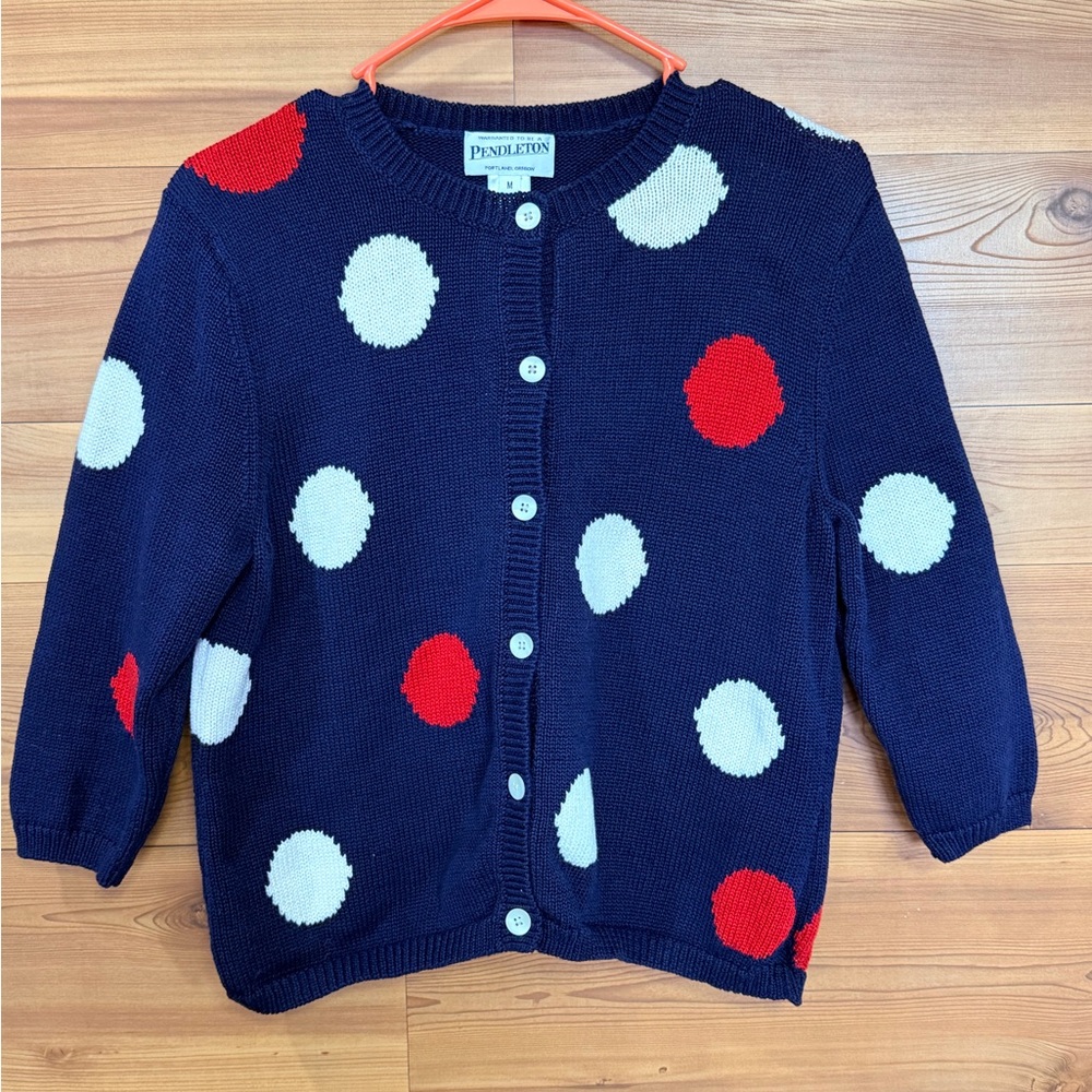 Pendleton Navy Knit Sweater